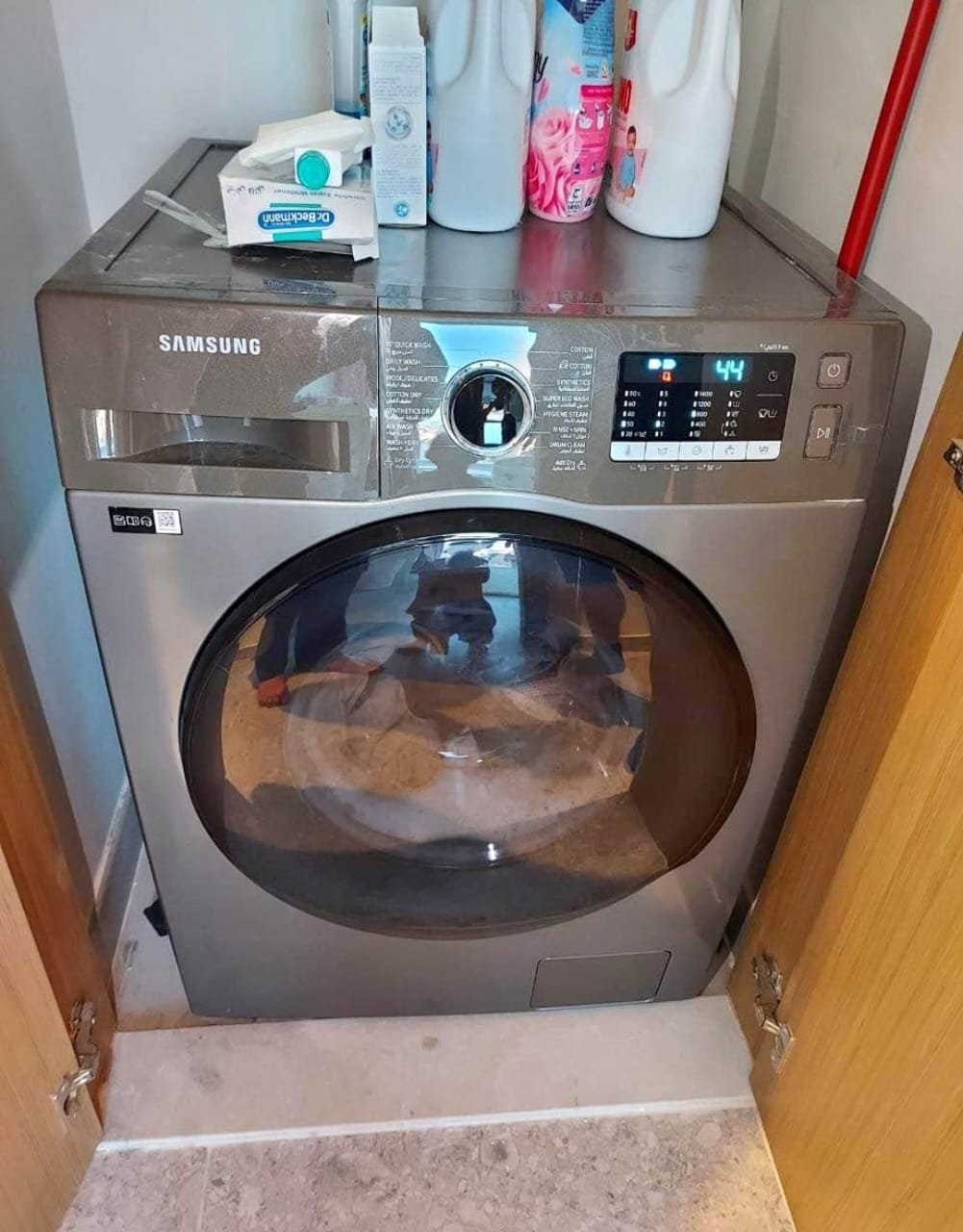 Samsung Washer 8KG EcoBubble, Powerful Cleaning, Energy Efficient, Fabric Care