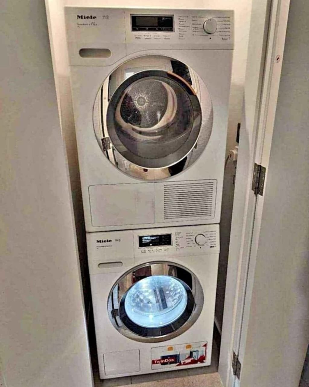 Miele Washer and Dryer Set, Top Quality, High Performance, Elegant Design
