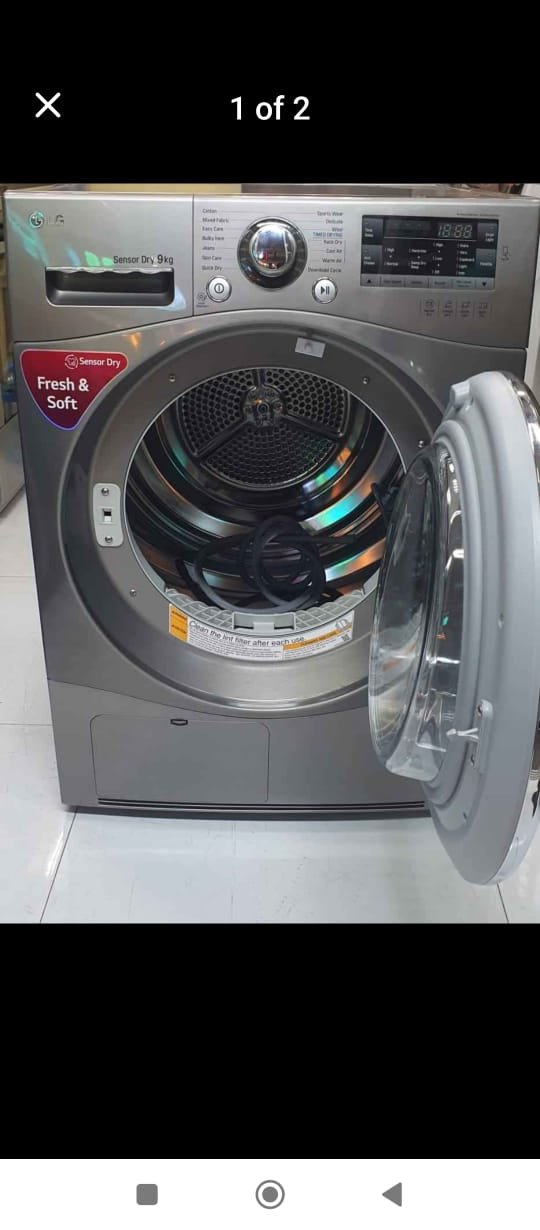 LG Condenser Dryer, New Model, Efficient Drying, Large Capacity