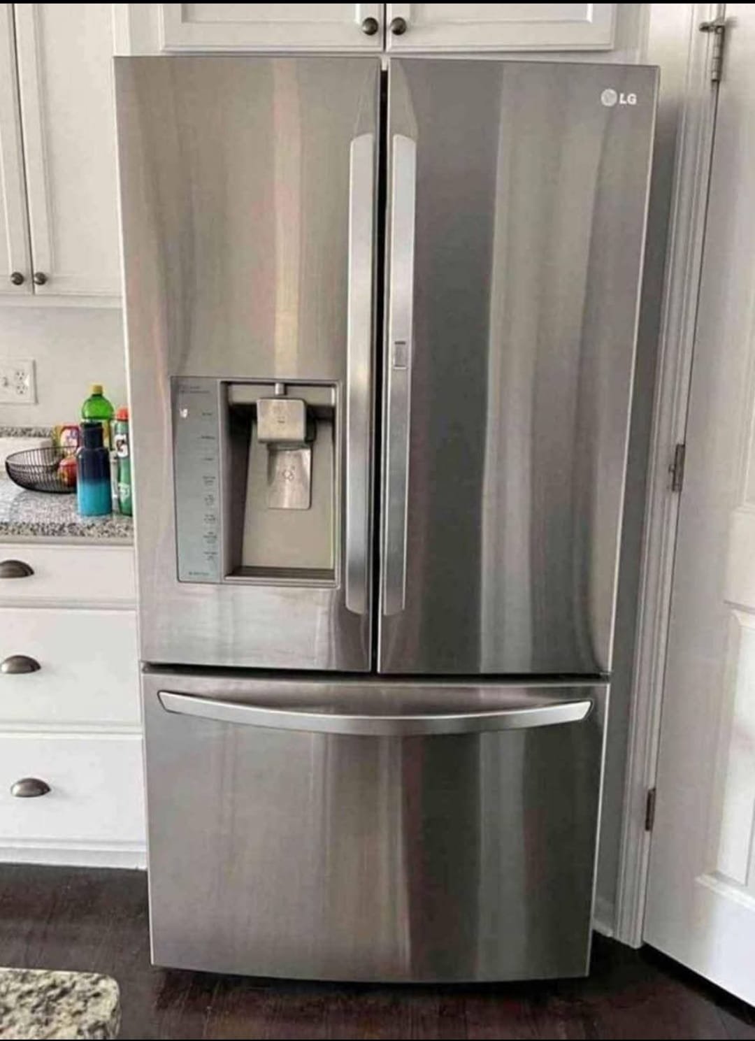 LG French Door Fridge Freezer with Ice Maker, Spacious, Energy-Efficient, Modern Design